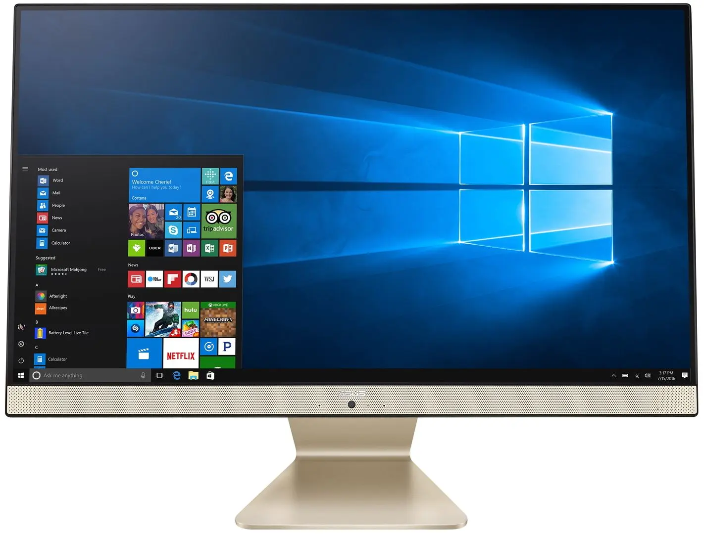 Моноблок Asus AiO V241 Intel Pentium Gold 7505 8GB DDR4/256GB SSD (Bronze/Black) - 2