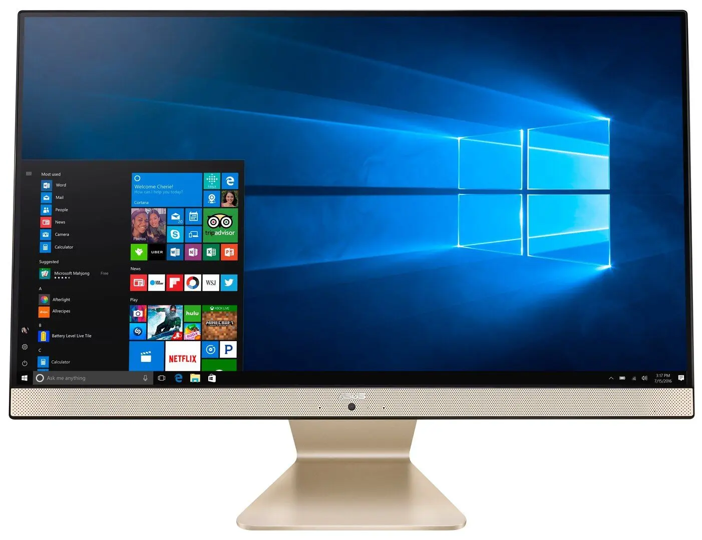 Моноблок Asus V241 Intel Pentium Gold 7505 4GB DDR4/124GB SSD (Black)