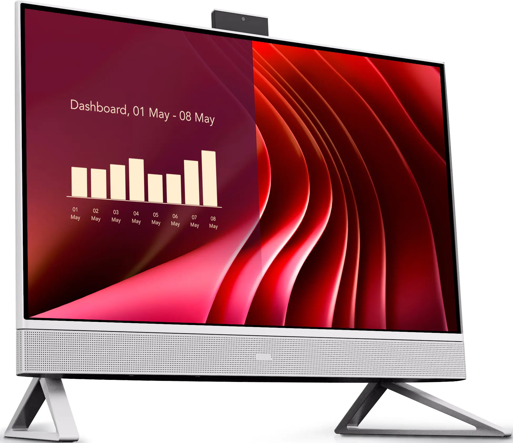 All in one Dell EC24250 Intel Core Ultra 7 150U 16GB DDR5/1TB SSD W11P (White) - 4