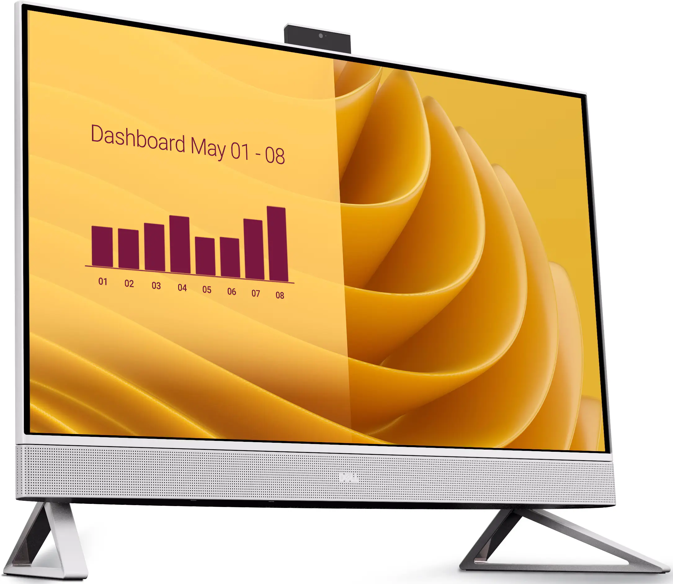 Моноблок Dell EC27250 Intel Core 7 150U 32GB DDR5/1TB SSD W11P (White)