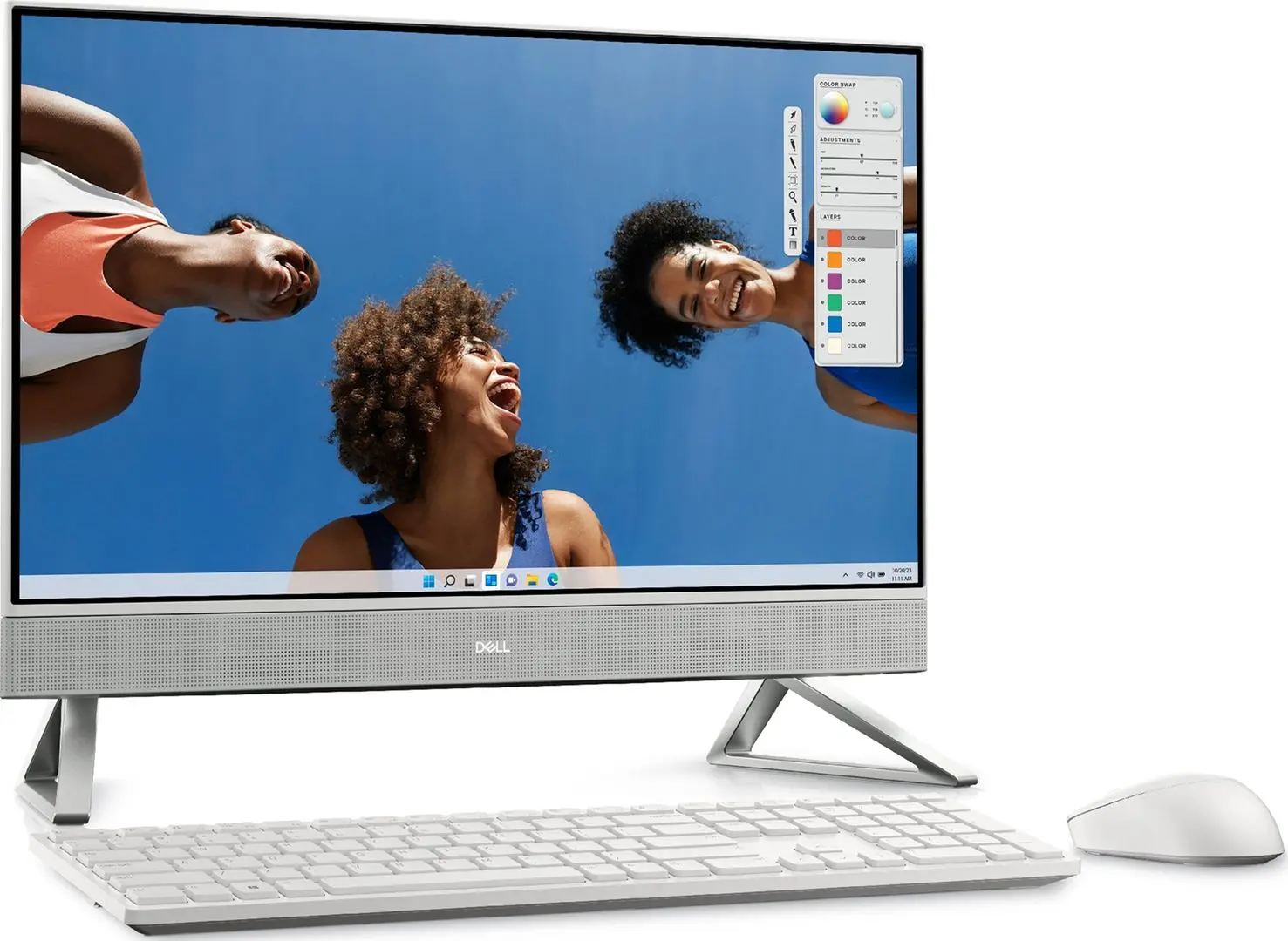 All in One Dell Inspiron 5430 Intel Core 5 120U 2x8GB DDR4/1TB SSD W10 (White) - 2