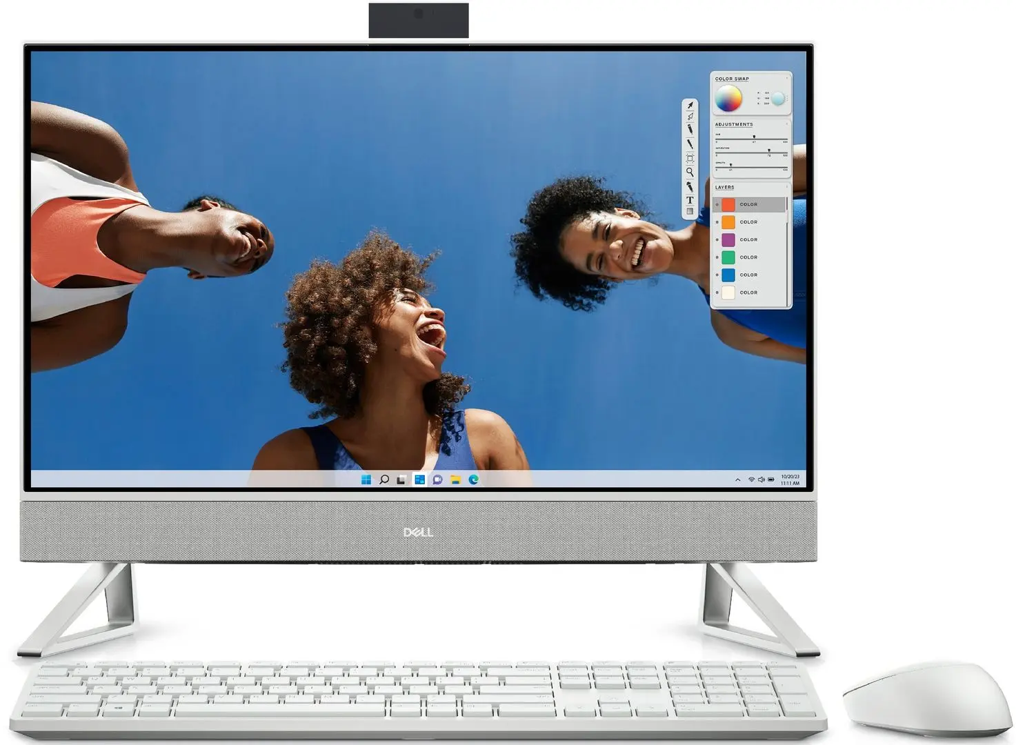 All in One Dell Inspiron 5430 Intel Core 5 120U 2x8GB DDR4/1TB SSD W10 (White)