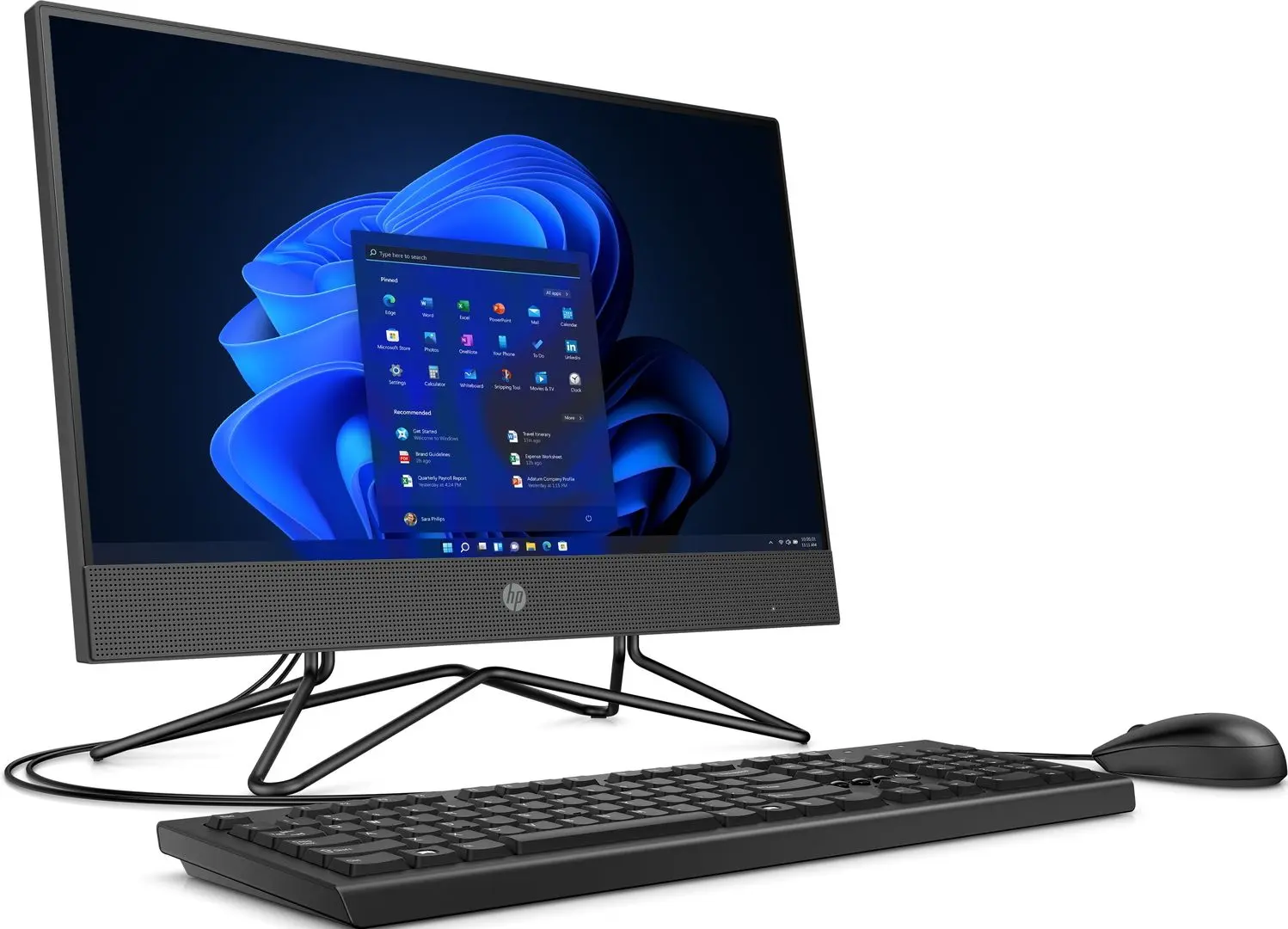 Моноблок HP 200 G4 Intel Core i3-10110U 8GB DDR4/256GB SSD (Iron Gray)