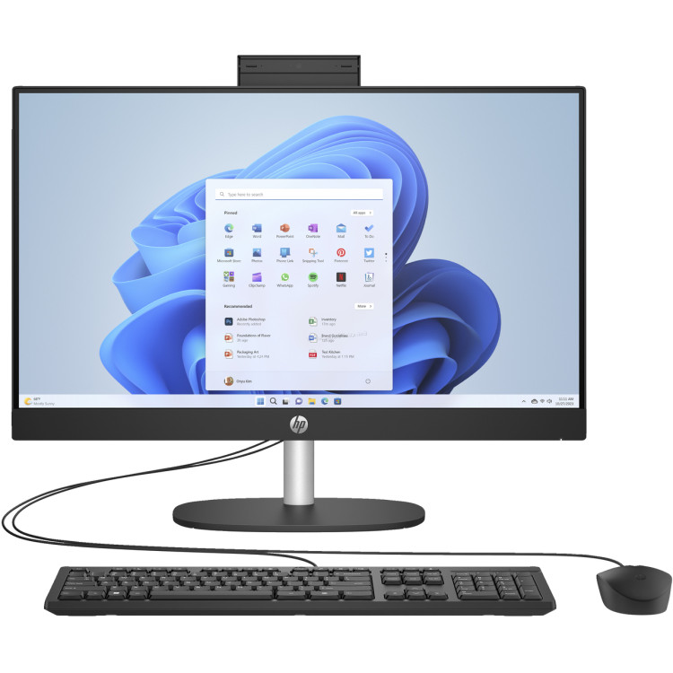 All in one HP 24-cr0074ci AMD Ryzen 5 7520U 16GB DDR5/512GB SSD (Black)