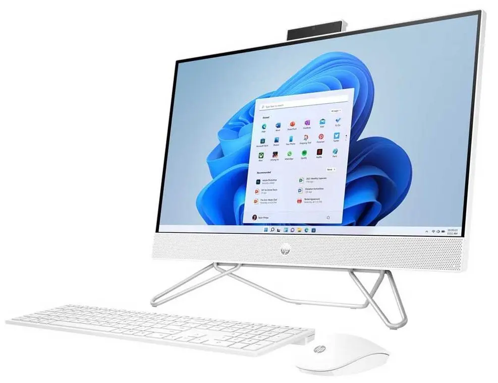 Моноблок HP 27-cb0036ur AMD Ryzen 7 5700U 16GB DDR4/1TB SSD (White) - 2