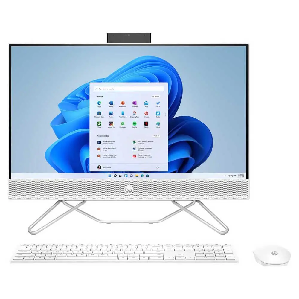 Моноблок HP 27-cb0037ur AMD Ryzen 7 5700U 8GB DDR4/512GB SSD (White)