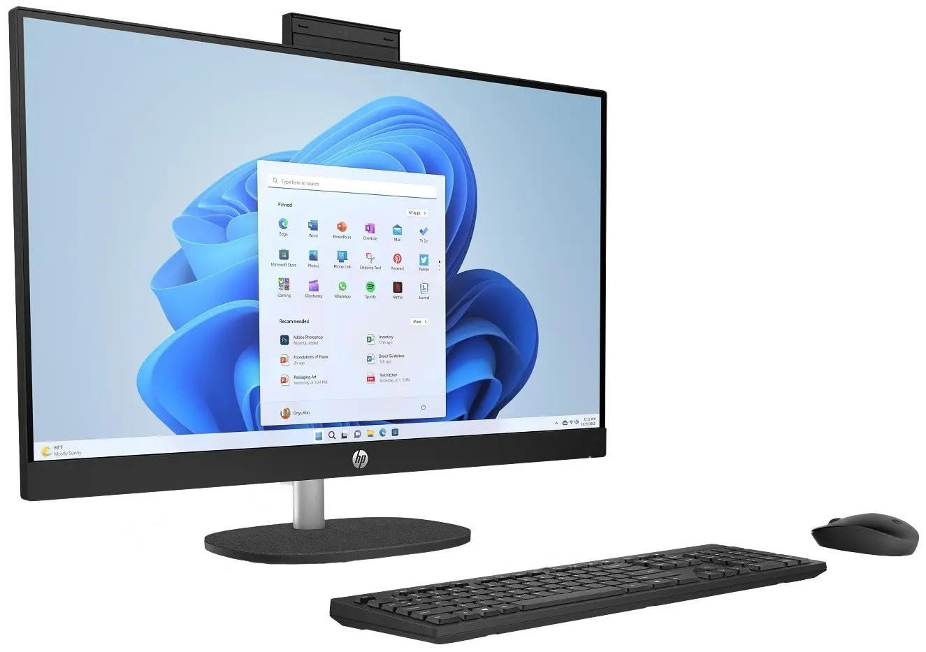 All in one HP 27-cr0031ci Intel Core i5-1335U 8GB DDR4/512GB SSD (Black)