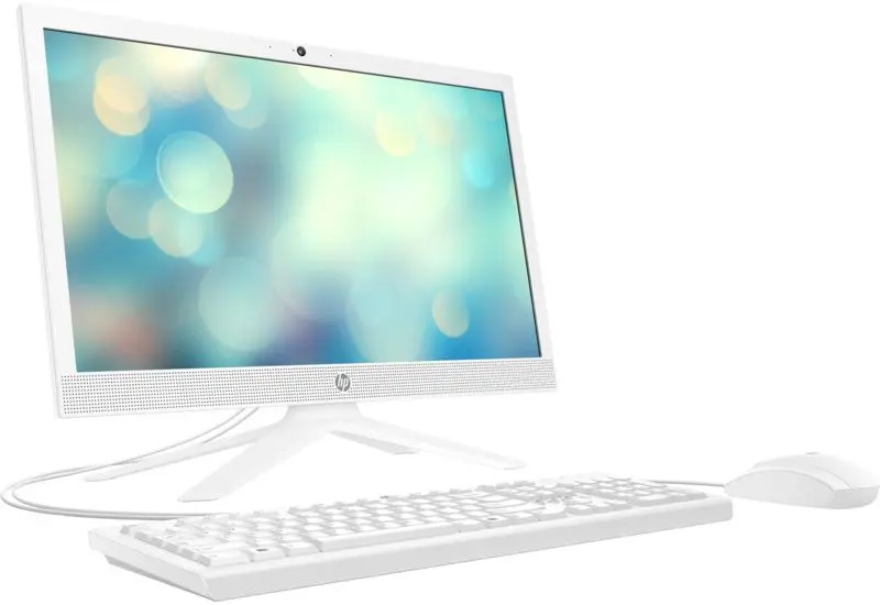 Моноблок HP AiO Bundle PC 21-b0052ur Intel Celeron J4025 4GB DDR4/128GB SSD (White)