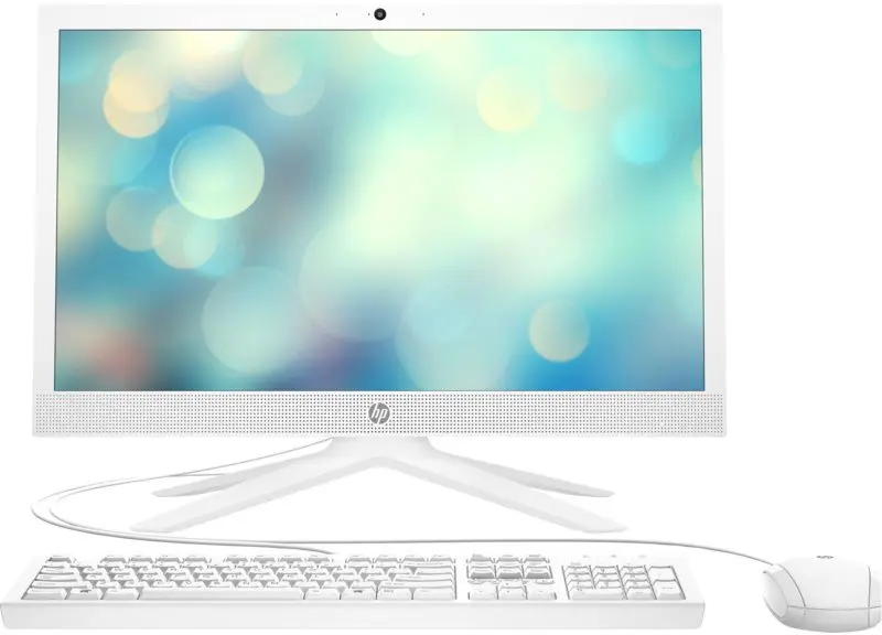 Моноблок HP AiO Bundle PC 21-b0052ur Intel Celeron J4025 4GB DDR4/128GB SSD (White)