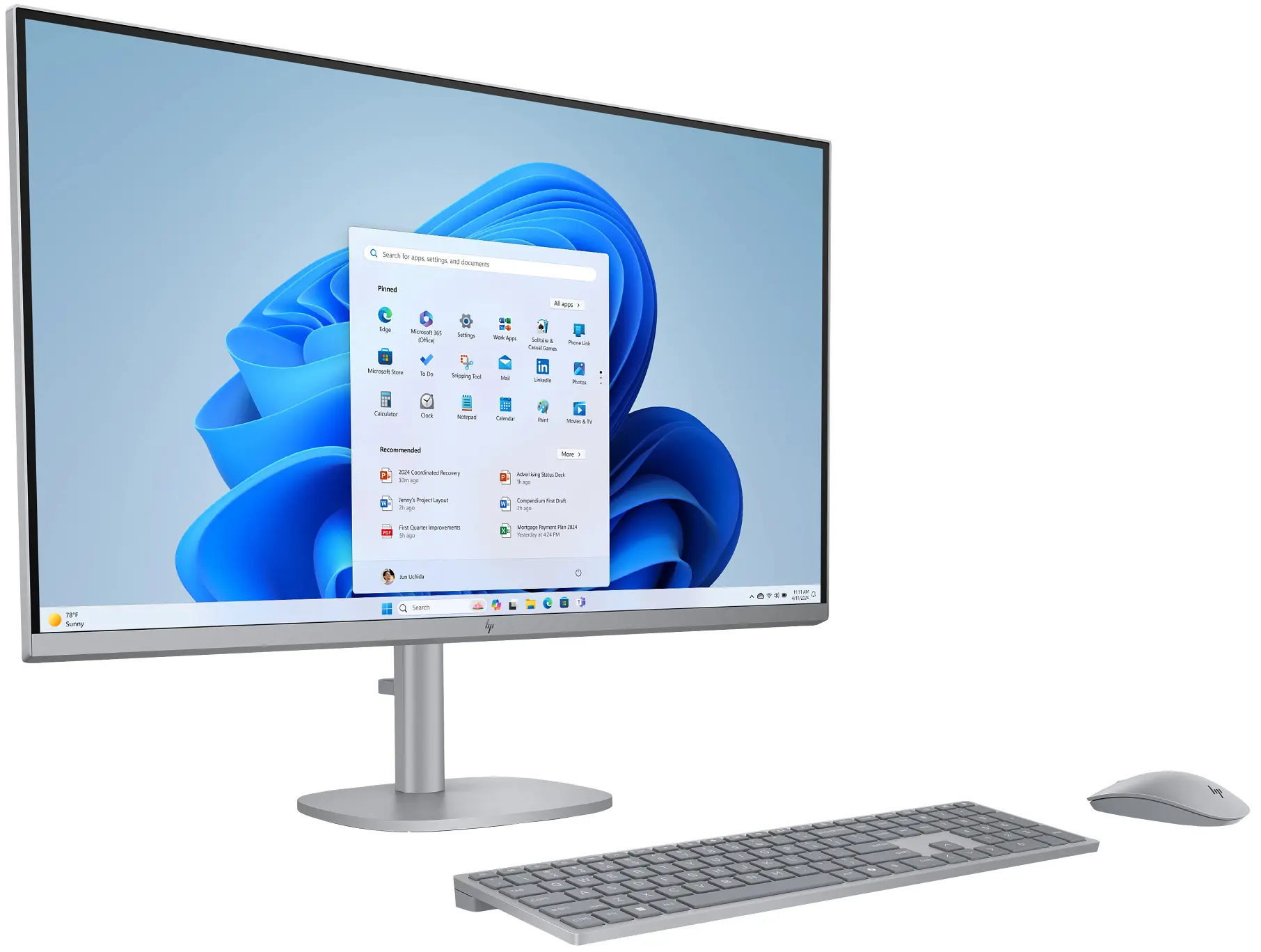 All in one HP OmniStudio X Intel Core Ultra 5 125H 16GB DDR5/1TB SSD W11Home (Meteor Silver)