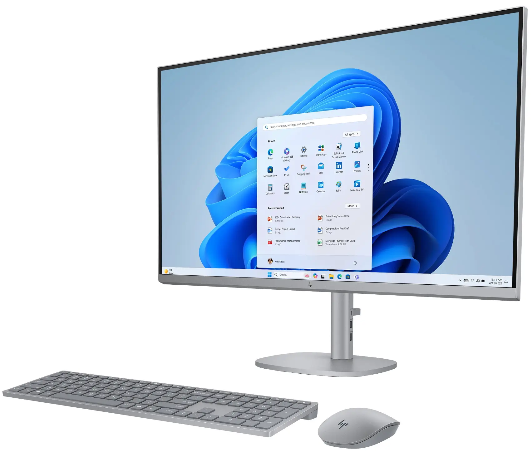 All in one HP OmniStudio X Intel Core Ultra 5 125H 16GB DDR5/1TB SSD W11Home (Meteor Silver)