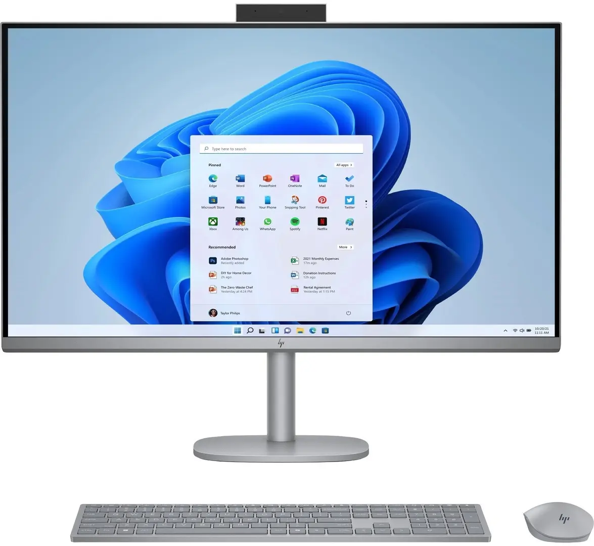 All in one HP OmniStudio X Intel Core Ultra 7 155H 32GB DDR5/1TB SSD (Meteor Silver)