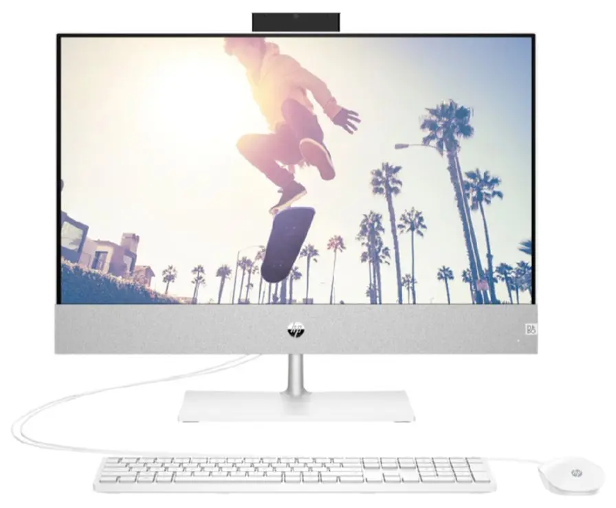 All in one HP Pavilion 24-ca0014ur AMD Ryzen 7 5700U 16GB DDR4/512GB SSD (White)