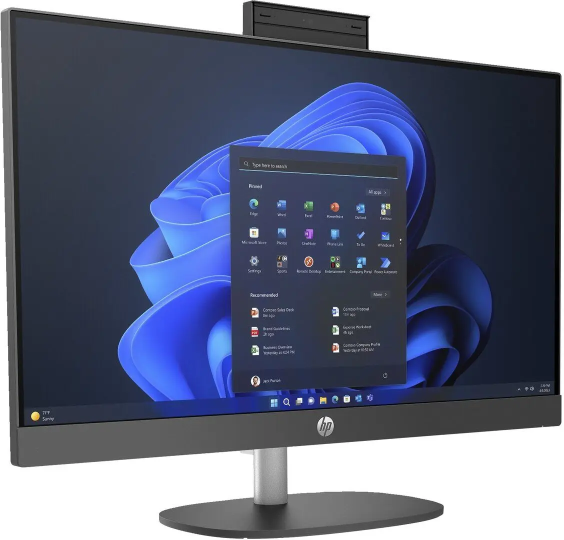 All in One HP ProOne 245 G10 AMD Ryzen 5 7520U 8GB DDR5/512GB SSD (Black)