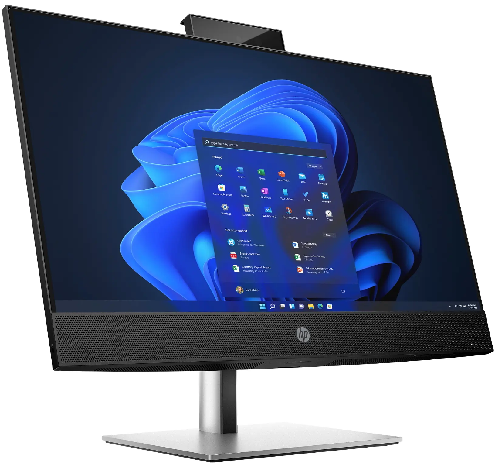 All in one HP ProOne 440 G9 Intel Core i3-14100T 8GB DDR5/512GB SSD (Black)