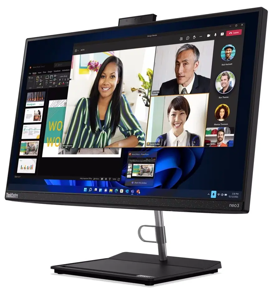 All in one Lenovo AIO ThinkCentre Neo 30a Intel Core i5-1240P 8GB DDR4/256GB SSD (Raven Black)