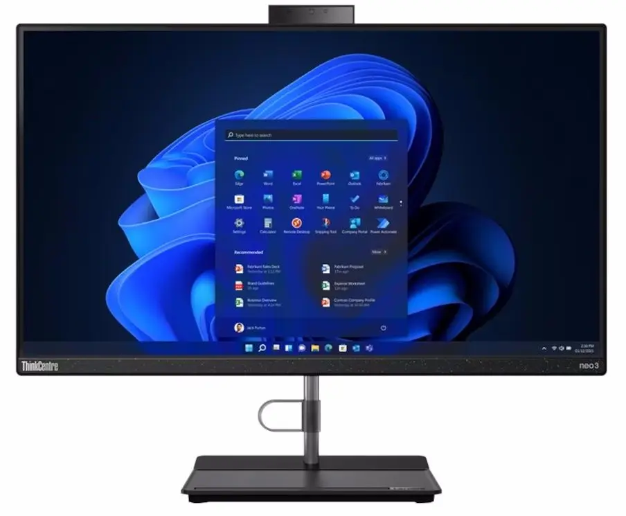 All in one Lenovo AIO ThinkCentre Neo 30a Intel Core i5-1240P 8GB DDR4/256GB SSD (Raven Black)