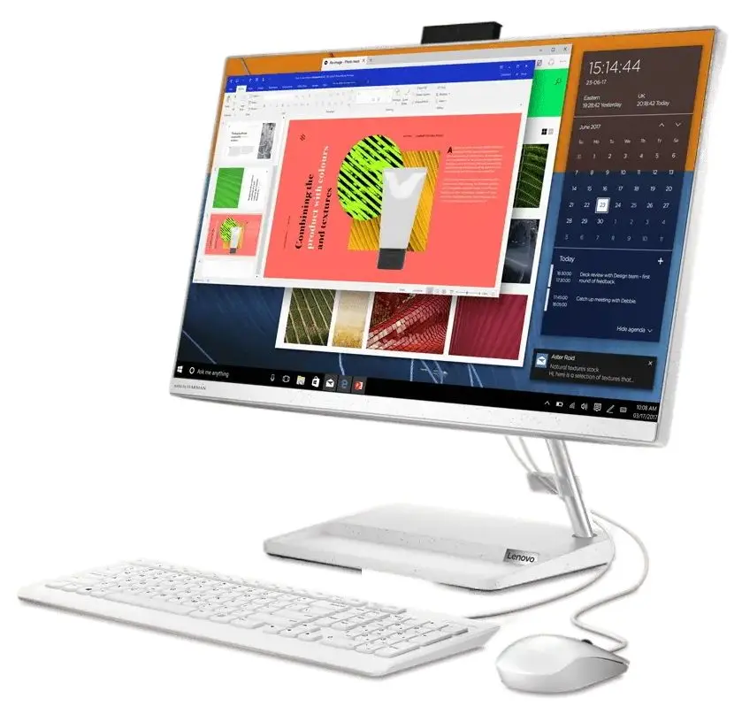 Моноблок Lenovo IdeaCentre 3 24ALC6 AMD Ryzen 5 7530U 8GB DDR4/512GB SSD (White)