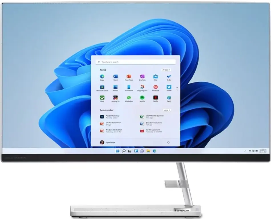 Моноблок Lenovo IdeaCentre 3 24IAP7 Intel Core i3-1215U 8GB DDR4/512GB SSD (White)