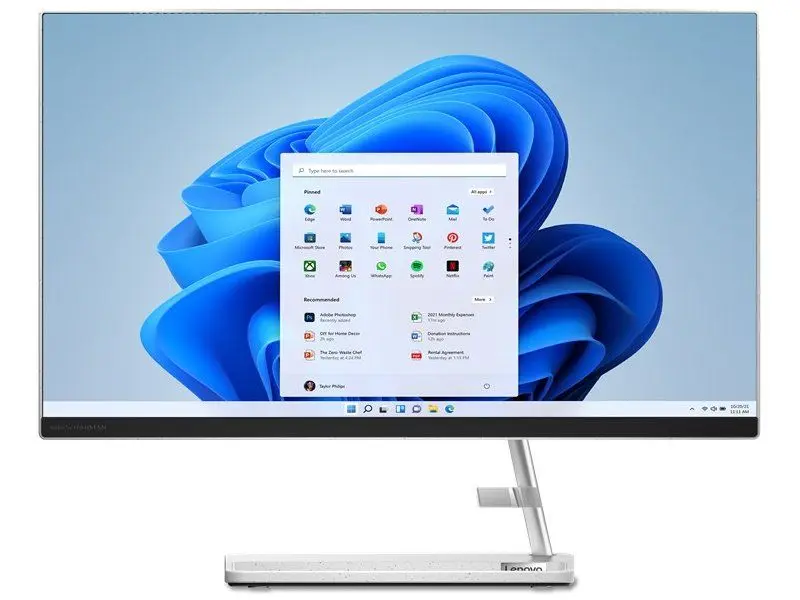 All in one Lenovo IdeaCentre 3 24IAP7 Intel Core i5-1240P 16GB DDR4/512GB SSD (White)