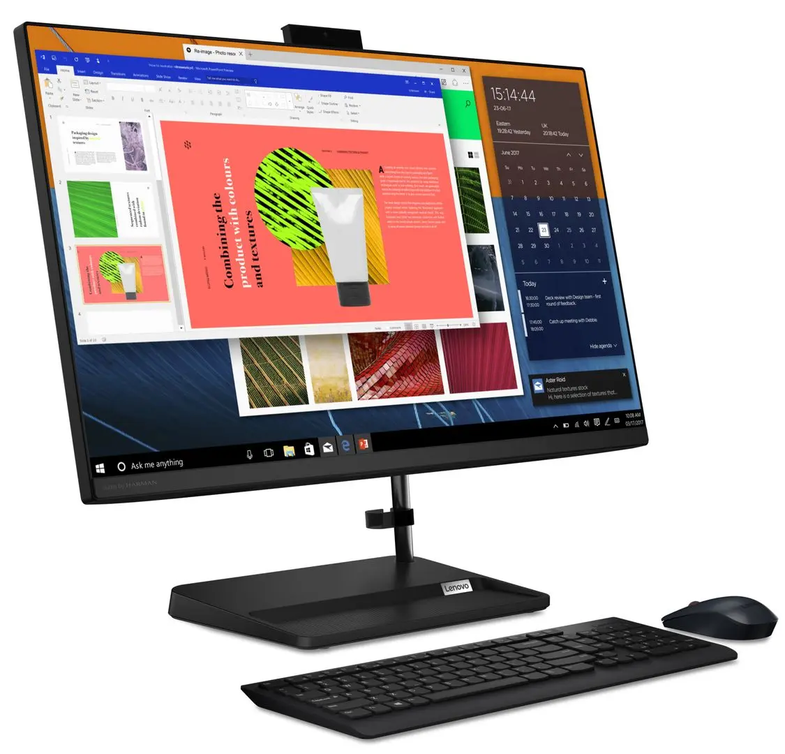 All in One Lenovo IdeaCentre 3 27ALC6 AMD Ryzen 3 7330U 8GB DDR4/512GB SSD (Black) - 8