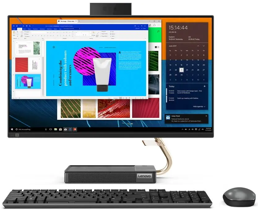 All in one Lenovo IdeaCentre 5 24IOB6 Intel Core i7-11700T 16GB DDR4/256GB SSD/1TB HDD (Black)