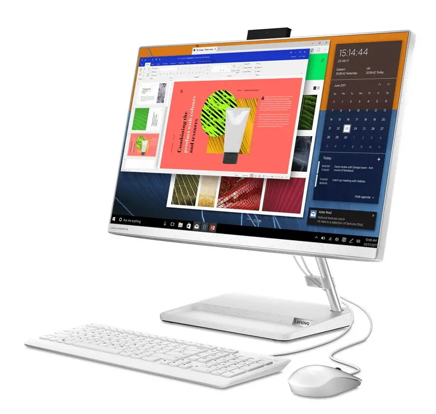 All in one Lenovo IdeaCentre AIO 3 24ALC6 AMD Ryzen 5 5625U 8GB DDR4/512GB SSD (White)