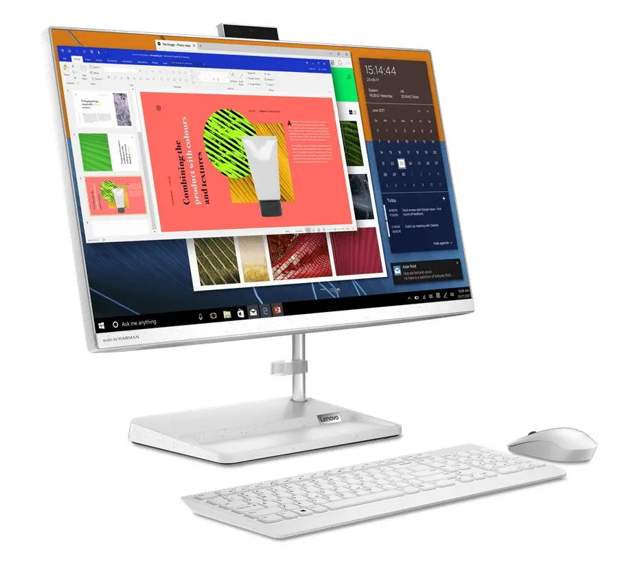 All in one Lenovo IdeaCentre AIO 3 24ALC6 AMD Ryzen 5 5625U 8GB DDR4/512GB SSD (White)