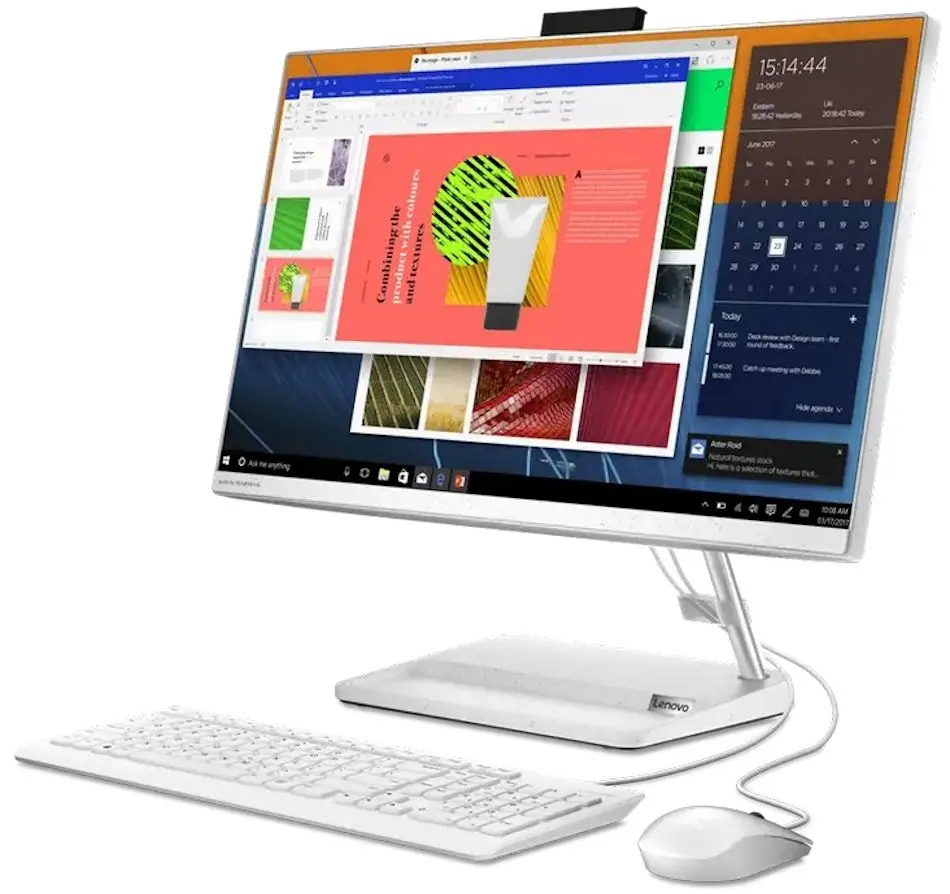All in one Lenovo IdeaCentre AIO 3 24ALC6 AMD Ryzen 5 7430U 8GB DDR4/512GB SSD (White)