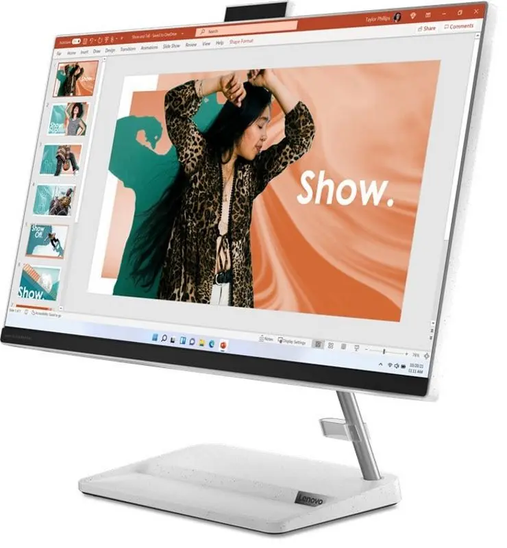 Моноблок Lenovo IdeaCentre AIO 3 24IAP7 Intel Core i3-1220P 8GB DDR4/512GB SSD (White)