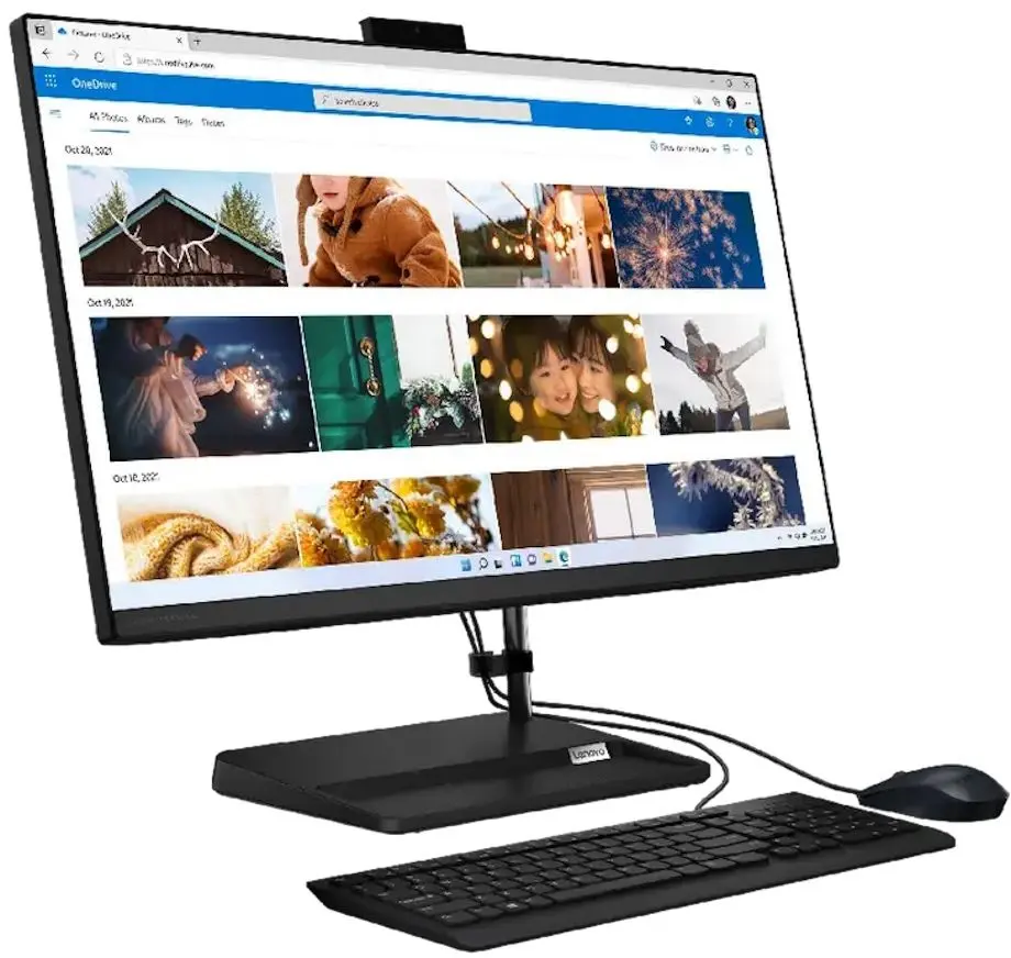 All in one Lenovo IdeaCentre AIO 3 27ALC6 AMD Ryzen 5 7430U 8GB DDR4/512GB SSD (Black) - 2