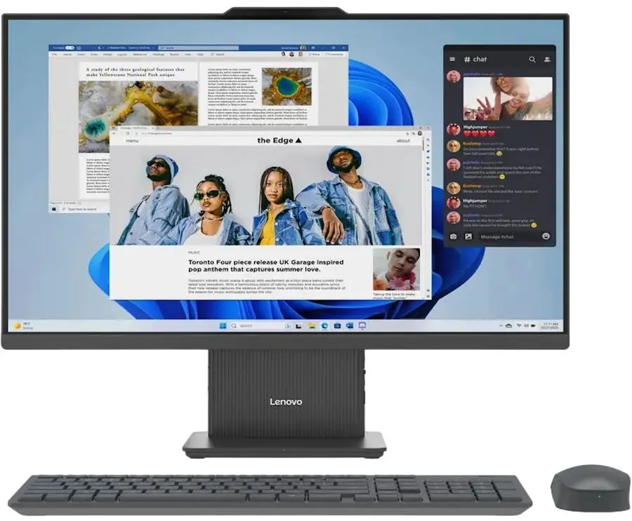 All in one Lenovo IdeaCentre AIO 3 27ARR9 AMD Ryzen 3 7335U 8GB DDR5/512GB SSD (Luna Grey)