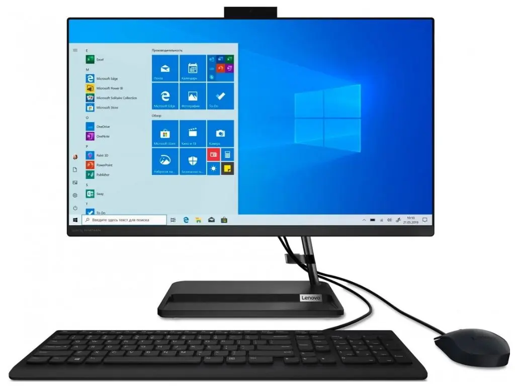 Моноблок Lenovo IdeaCentre AIO 3 27IAP7 Intel Core i7-1260P 16GB DDR4/512GB SSD Intel Iris Xe Graphics (Black)