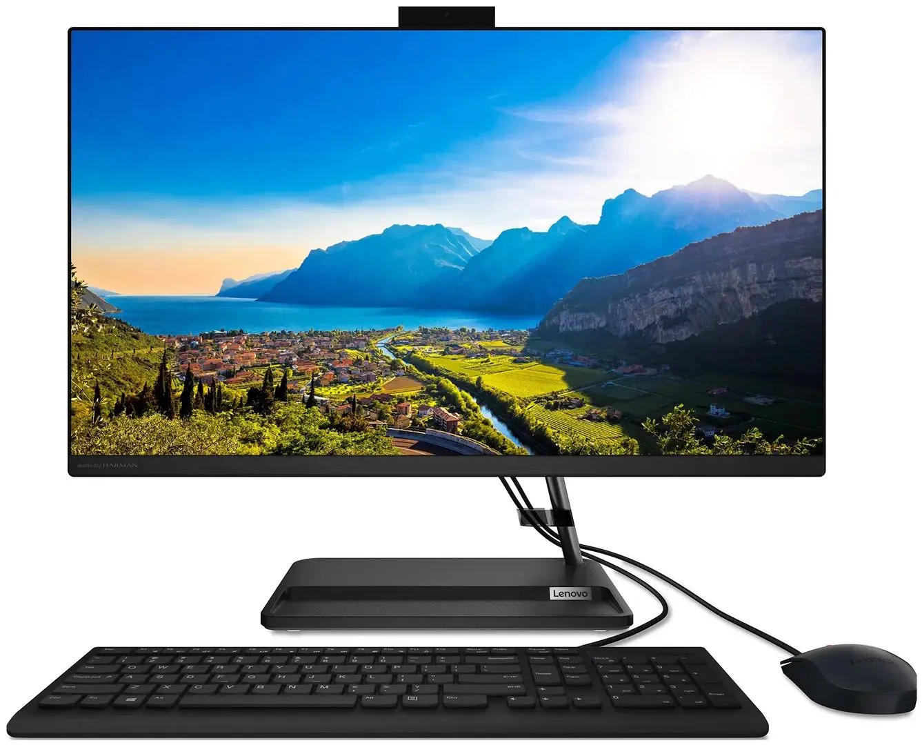 All in one Lenovo IdeaCentre AIO3-27ALC6 AMD Ryzen 7 5700U 16GB DDR4/512GB SSD (Black)