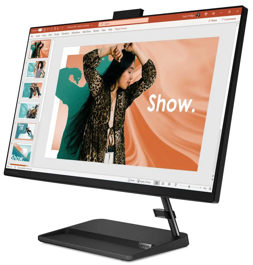 All in one Lenovo IdeaCentre AIO3-27IAP7 Intel Core i7-1260P 16GB DDR4/512GB SSD (Black) - 2