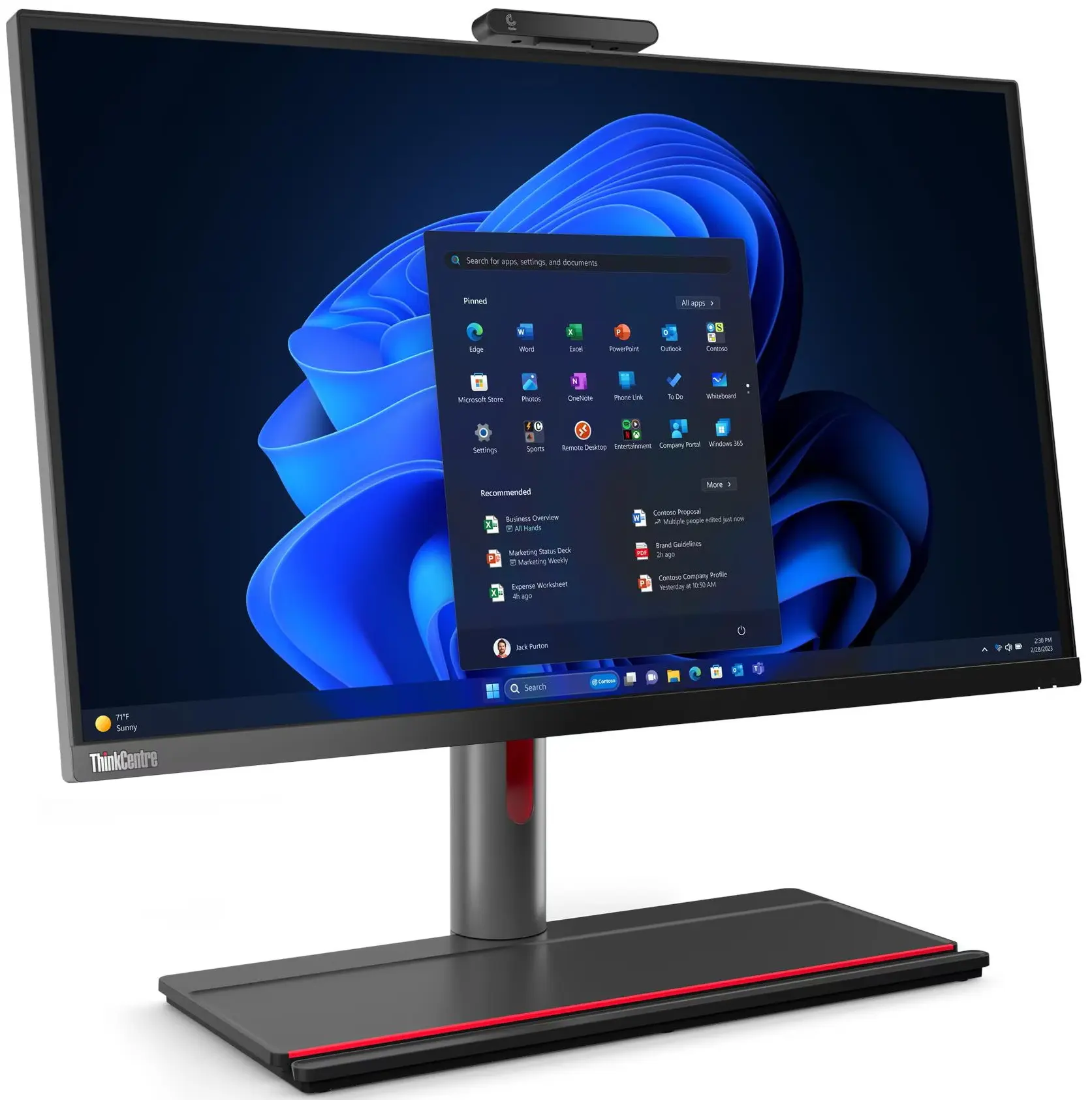 Моноблок Lenovo ThinkCentre M90a Pro Gen 4 Intel Core i7-13700 32GB DDR5/1TB SSD (Black)