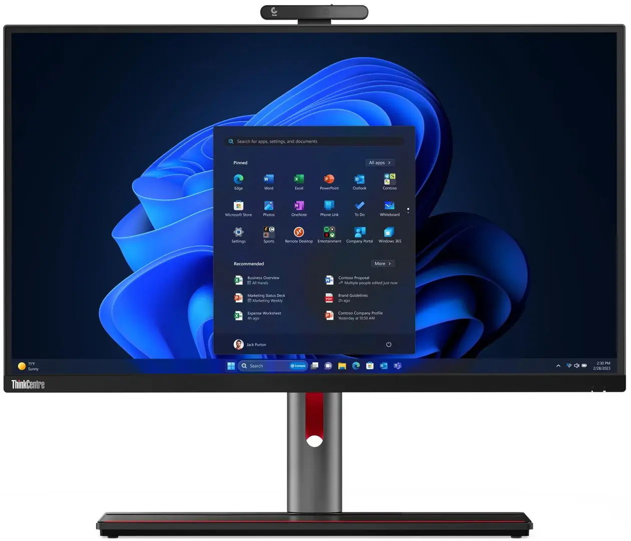 Моноблок Lenovo ThinkCentre M90a Pro Gen 4 Intel Core i7-13700 32GB DDR5/1TB SSD (Black)