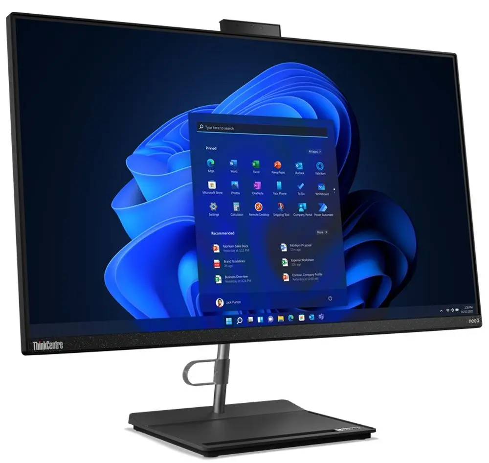 Моноблок Lenovo ThinkCentre Neo 30a 12B0008HRI Intel Core i3-1220P 8GB DDR4/512GB SSD (Raven Black) - 2