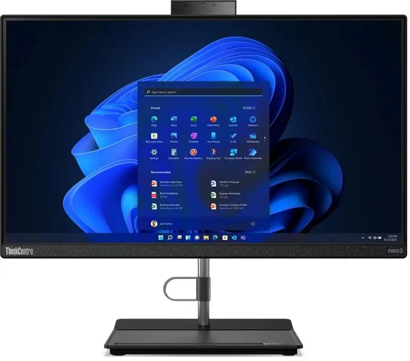 Моноблок Lenovo ThinkCentre Neo 30a 24 Intel Core i5-1240P 16GB DDR4/512GB SSD W11Pro (Raven Black)
