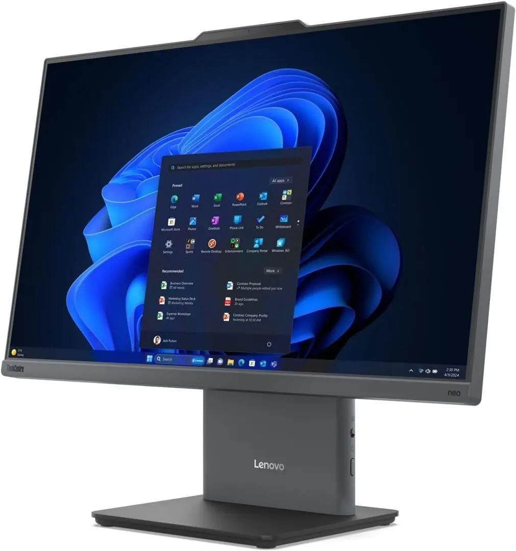 All in one Lenovo ThinkCentre Neo 50a Gen 5 12SCA07R00 Intel Core i7-13620H 16GB DDR5/256GB SSD (Luna Grey) - 2