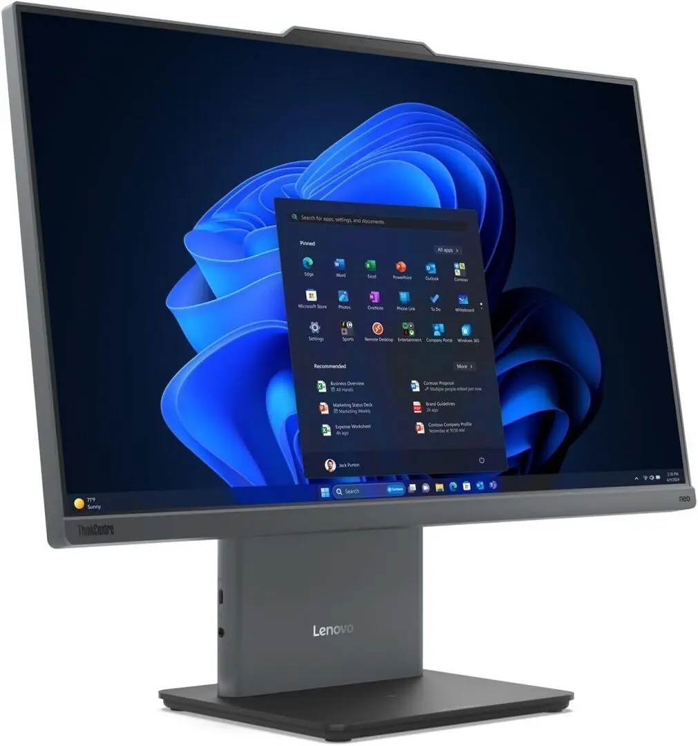 All in one Lenovo ThinkCentre Neo 50a Gen 5 12SCA07R00 Intel Core i7-13620H 16GB DDR5/256GB SSD (Luna Grey) - 3