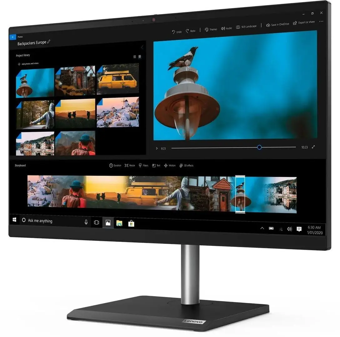 Моноблок Lenovo V50a-22IMB Intel Core i5-10400T 8GB DDR4/512GB SSD W10Pro (Black)