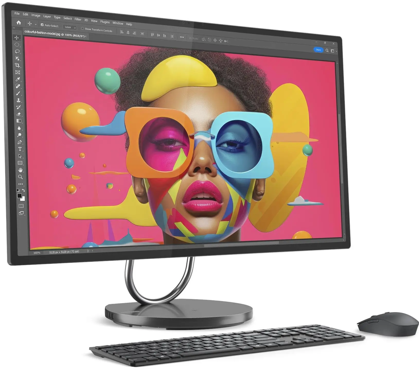 All in one Lenovo Yoga 32ILL10 Intel Core Ultra 7 258V 32GB LPDDR5/1TB SSD W11P (Storm Grey)