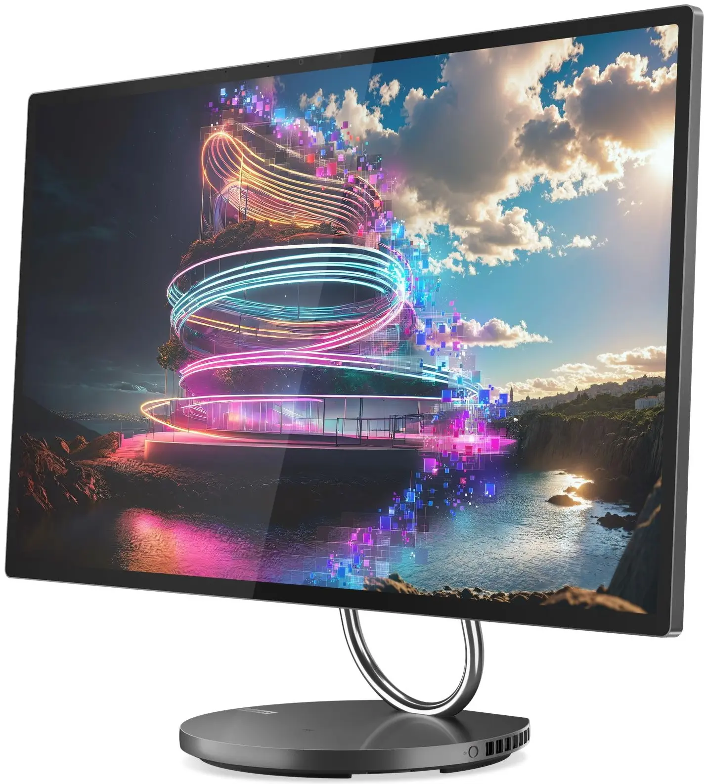 All in one Lenovo Yoga 32ILL10 Intel Core Ultra 7 258V 32GB LPDDR5/1TB SSD W11Pro (Storm Grey)