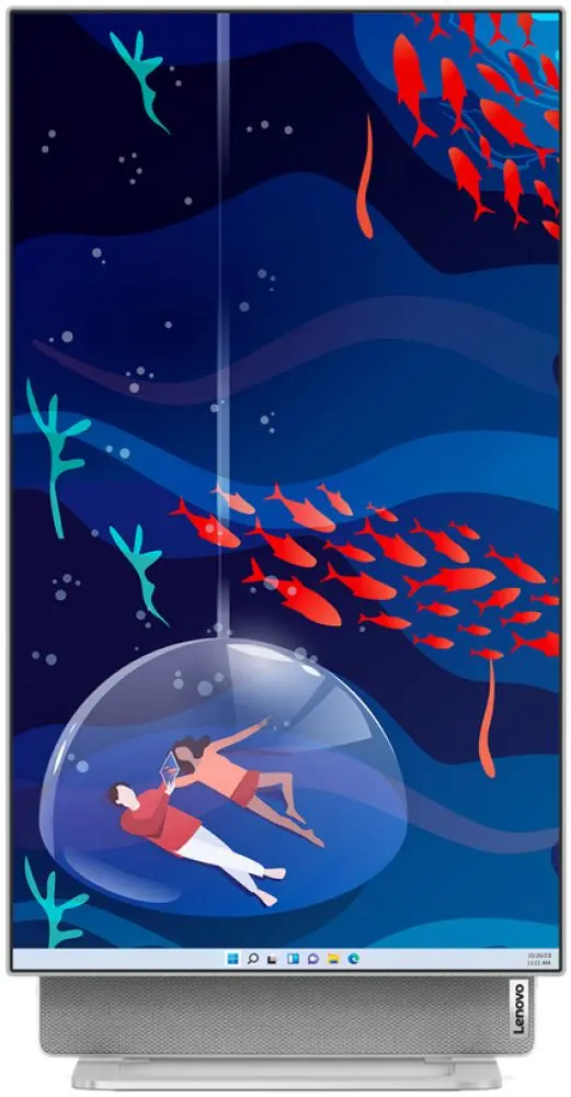 Моноблок Lenovo Yoga 7 27APH8 AMD Ryzen 7 7840HS 32GB DDR5/1TB SSD W11Home (Cloud Grey) - 4