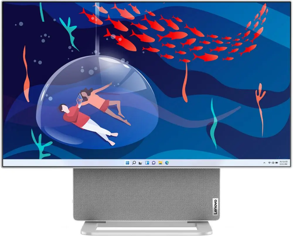 Моноблок Lenovo Yoga 7 27APH8 AMD Ryzen 7 7840HS 32GB DDR5/1TB SSD W11Home (Cloud Grey)