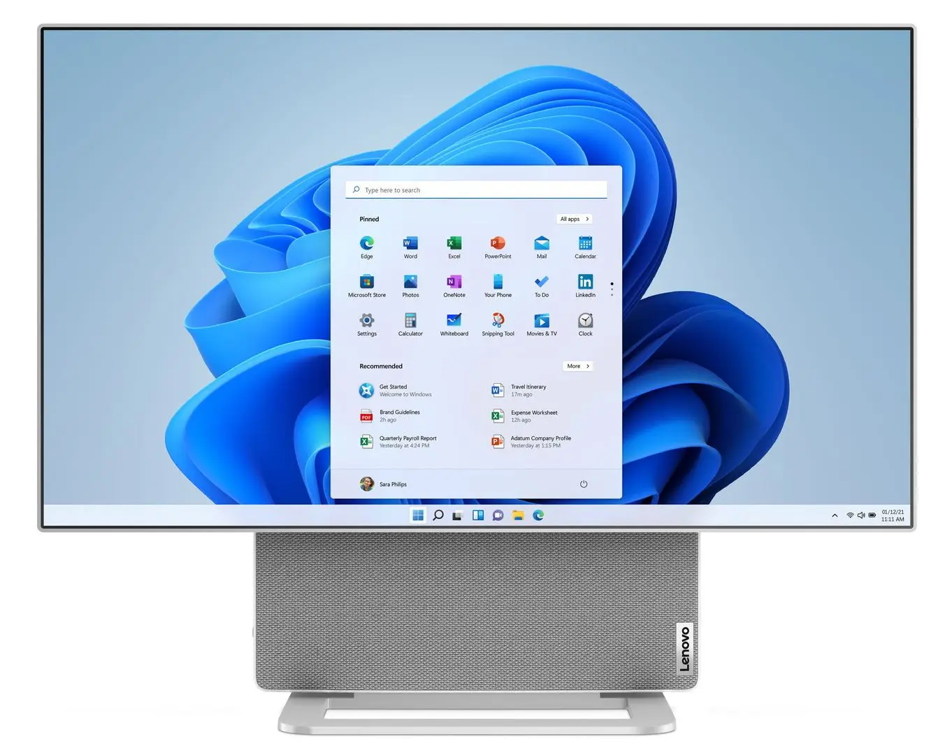 All in one Lenovo Yoga 7 27ARH7 F0GS000ERI AMD Ryzen 5 6600H 16GB DDR5/1TB SSD W11H (Grey)