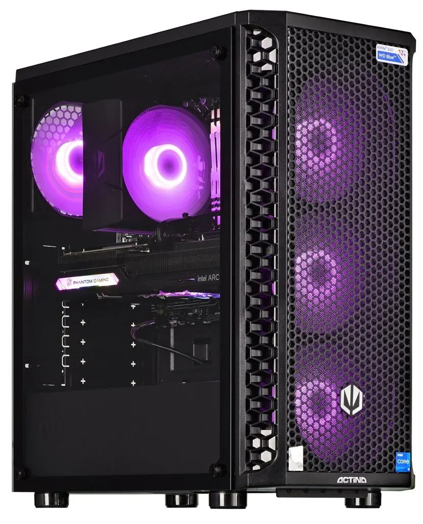 Sistem PC Actina Endorfy Intel Core i5-12400F 16GB DDR4/1TB SSD GeForce RTX 3060 Ti (Black)