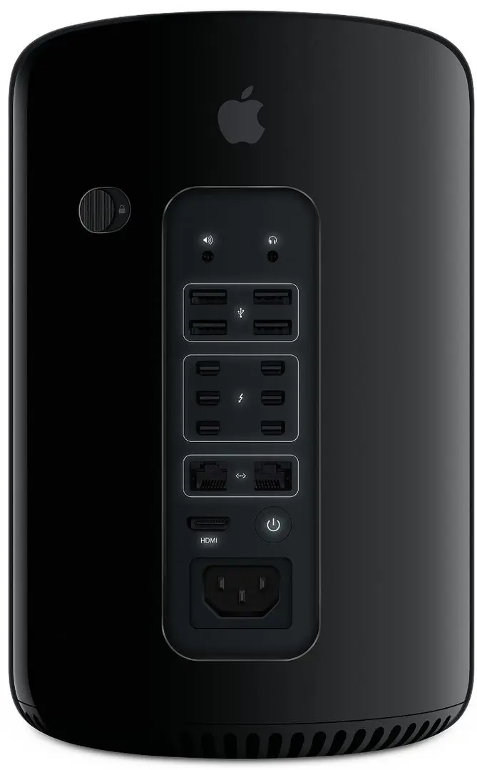 Sistem PC Apple Mac Pro MD878PL/A Intel Xeon E56 16GB DDR3/256GB SSD  Dual AMD FirePro D500 (Black)