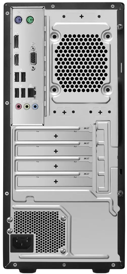 Sistem PC Asus ExpertCenter D5 Mini Tower D500MA Intel Core i3-10100 8GB DDR4/256GB SSD W10P (Black)